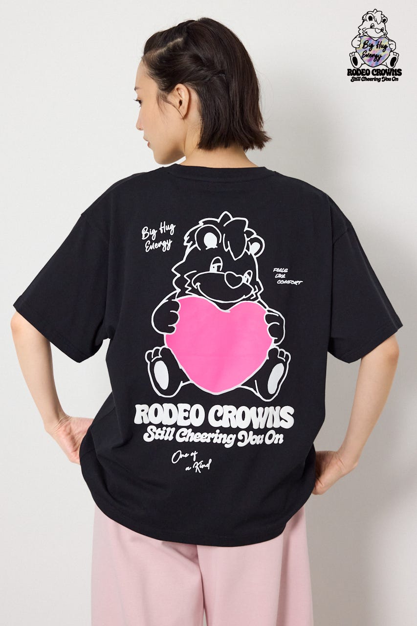 【UNISEX】RODDY 0528 Big Heart Tシャツ BLK M
