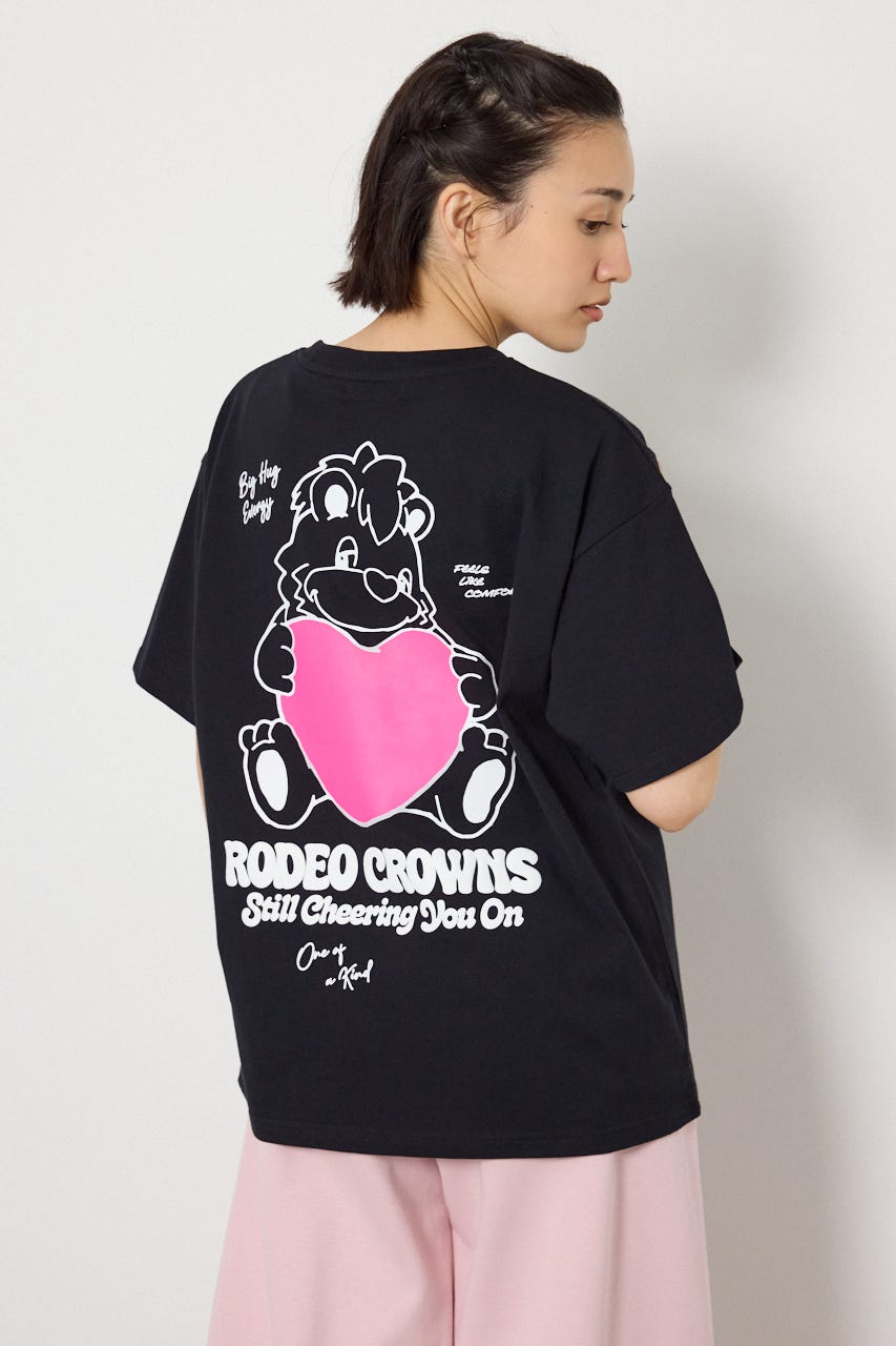 【UNISEX】RODDY 0528 Big Heart Tシャツ BLK M