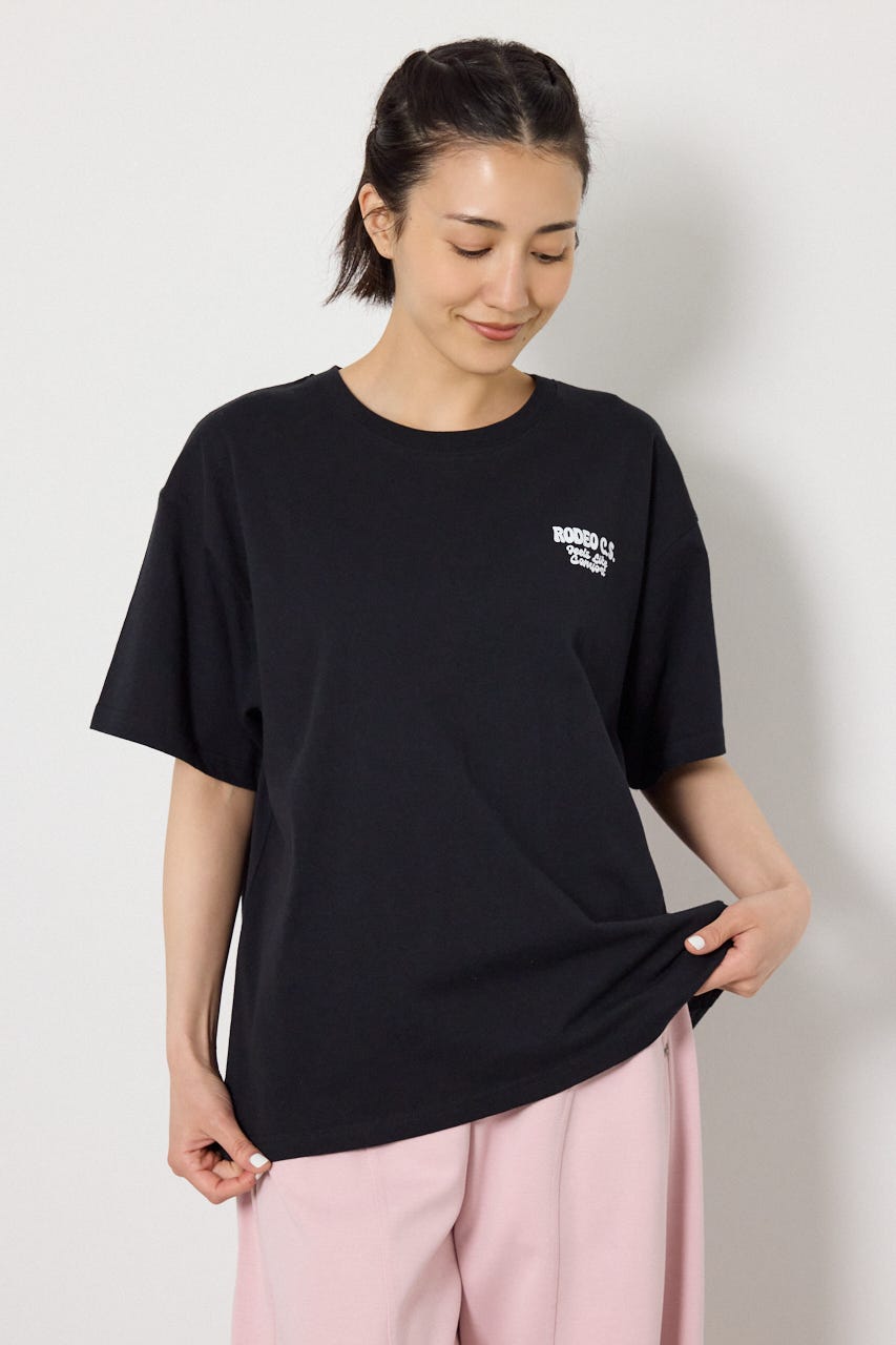 【UNISEX】RODDY 0528 Big Heart Tシャツ BLK M