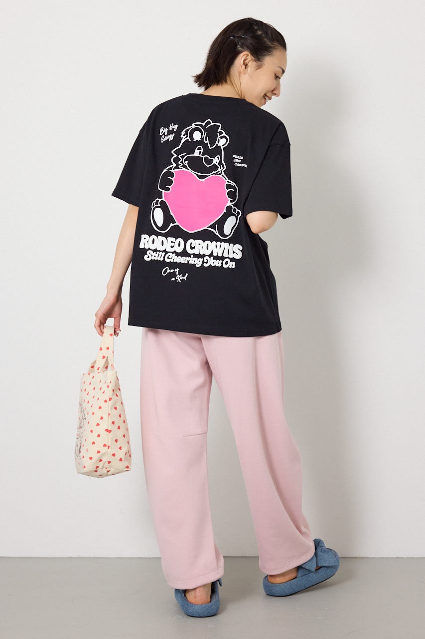 【UNISEX】RODDY 0528 Big Heart Tシャツ BLK M