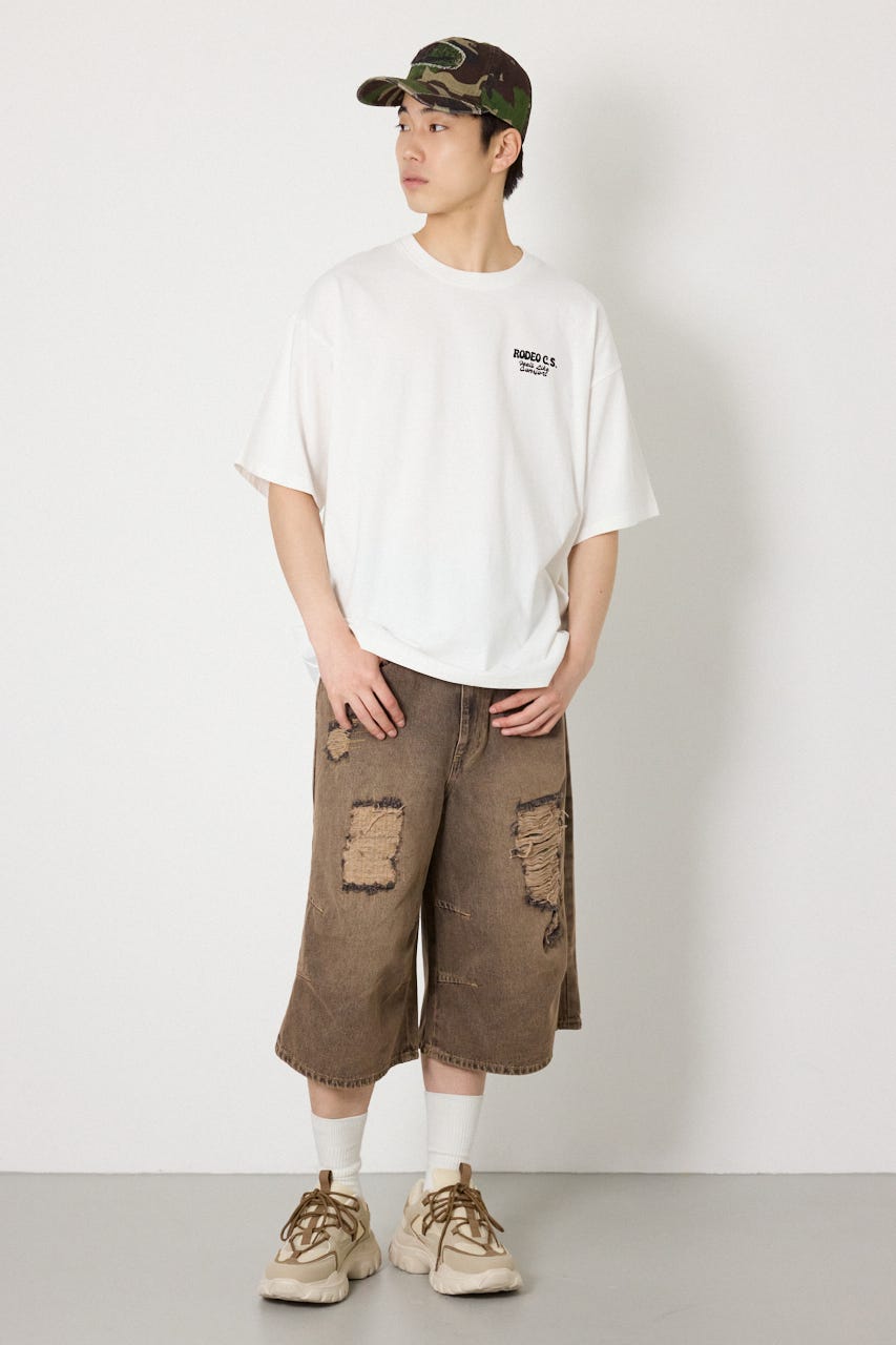 【UNISEX】RODDY 0528 Big Heart Tシャツ O/WHT L