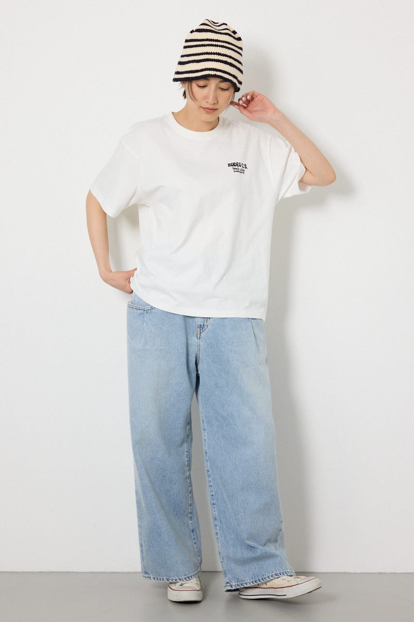 【UNISEX】RODDY 0528 Big Heart Tシャツ O/WHT L