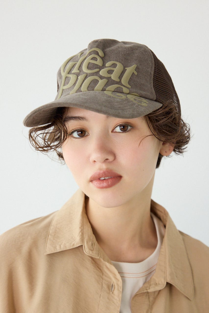ヴィンテージメッシュキャップ BRN FREE
