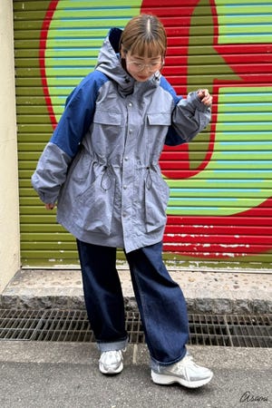 【WEB限定】ブロッキングマウンテンパーカー