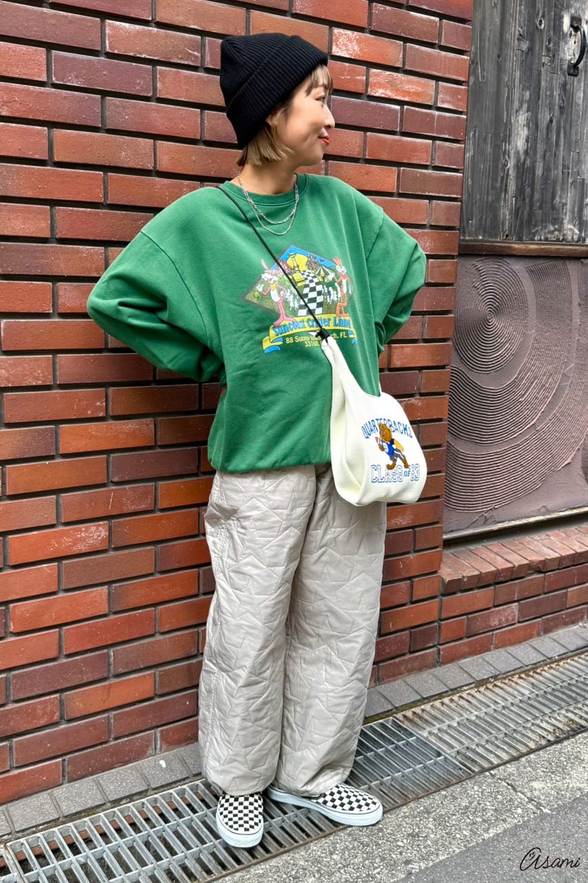 【WEB限定】スターキルティングパンツ GRY FREE