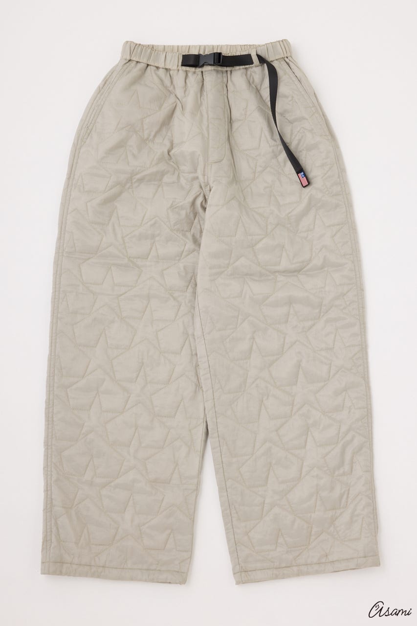 【WEB限定】スターキルティングパンツ GRY FREE