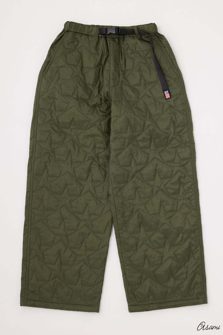 【WEB限定】スターキルティングパンツ KHA FREE