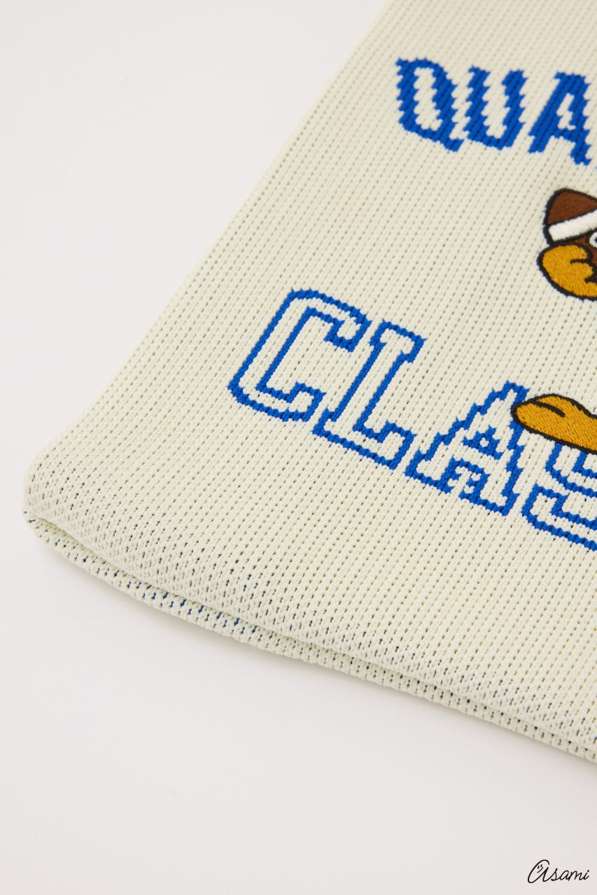 【WEB限定】ジャガードニットバッグ IVOY FREE