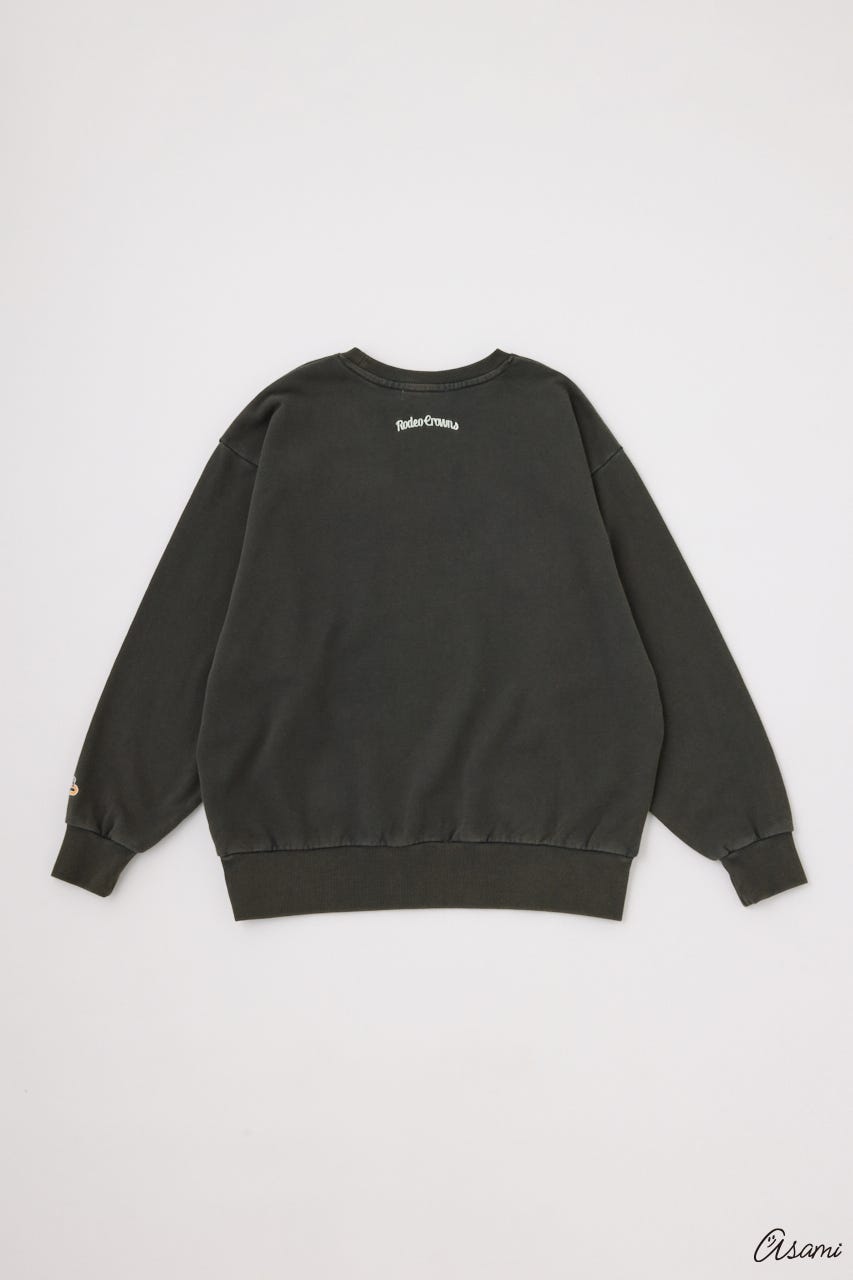 【WEB限定】Vintage likeスウェットトップス C.GRY FREE