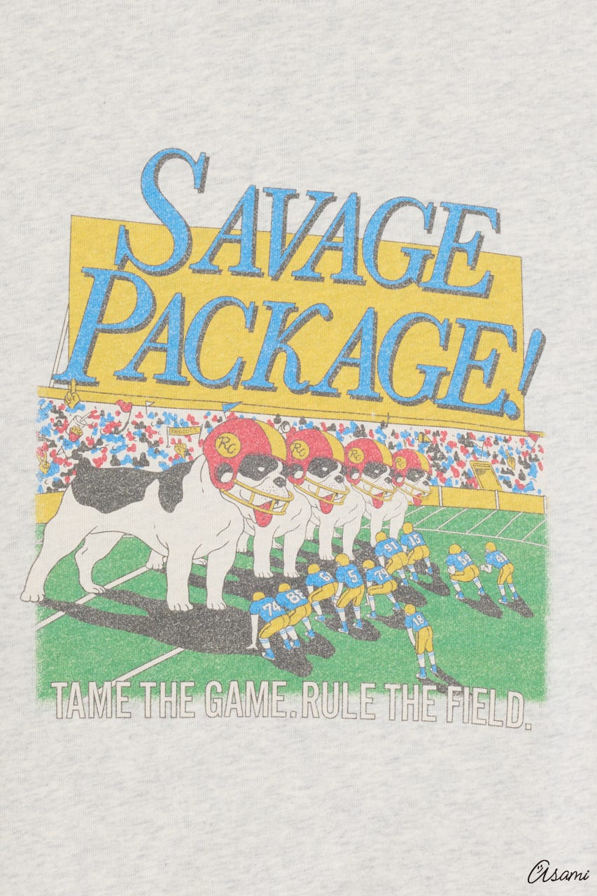 【WEB限定】Vintage likeスウェットトップス L/T.GRY FREE