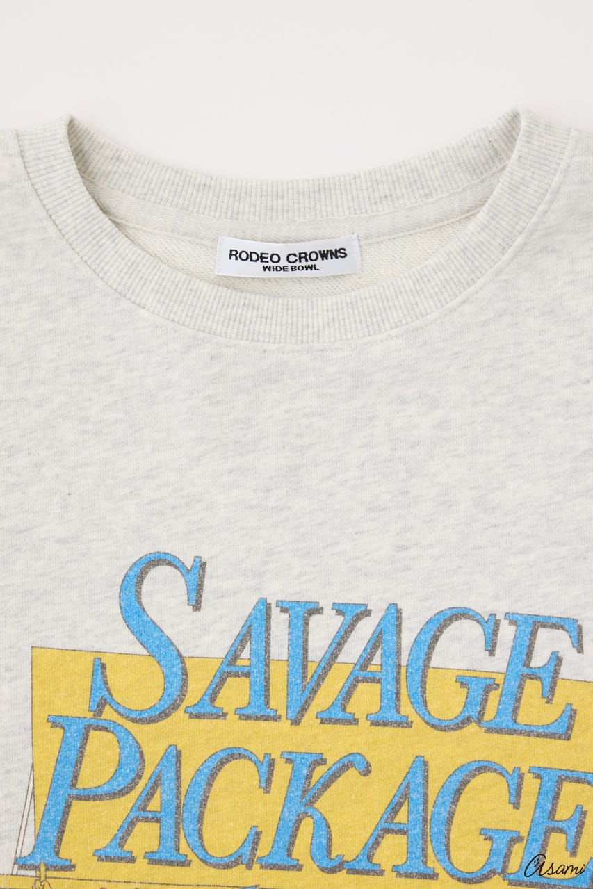 【WEB限定】Vintage likeスウェットトップス L/T.GRY FREE