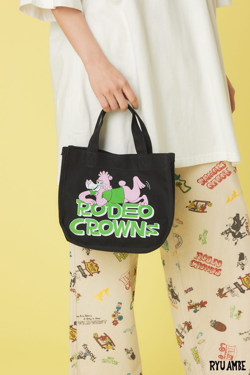 【WEB限定】(Ryu Ambe)エコミニトートバッグ BLK FREE