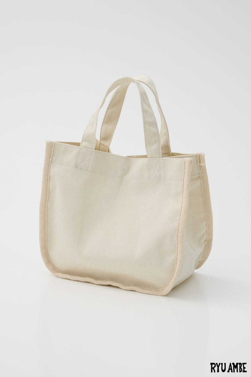 【WEB限定】(Ryu Ambe)エコミニトートバッグ O/WHT FREE