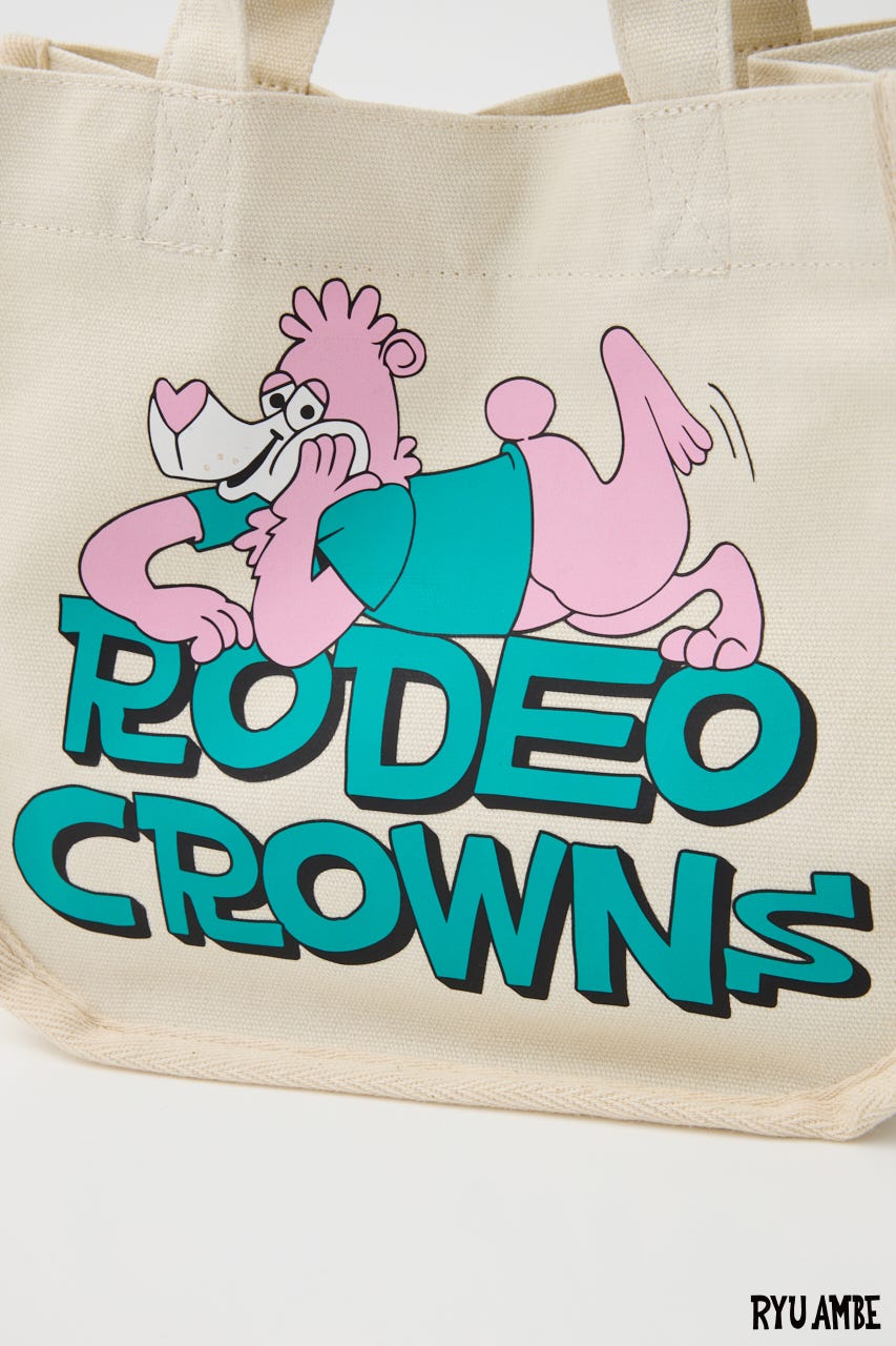 【WEB限定】(Ryu Ambe)エコミニトートバッグ O/WHT FREE