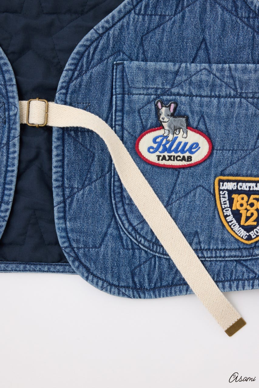RODEO CROWNS WIDE BOWL デニムスターキルティングベスト RODEO CROWNS WIDE BOWL | 【WEB限定】デニムスターキルティング