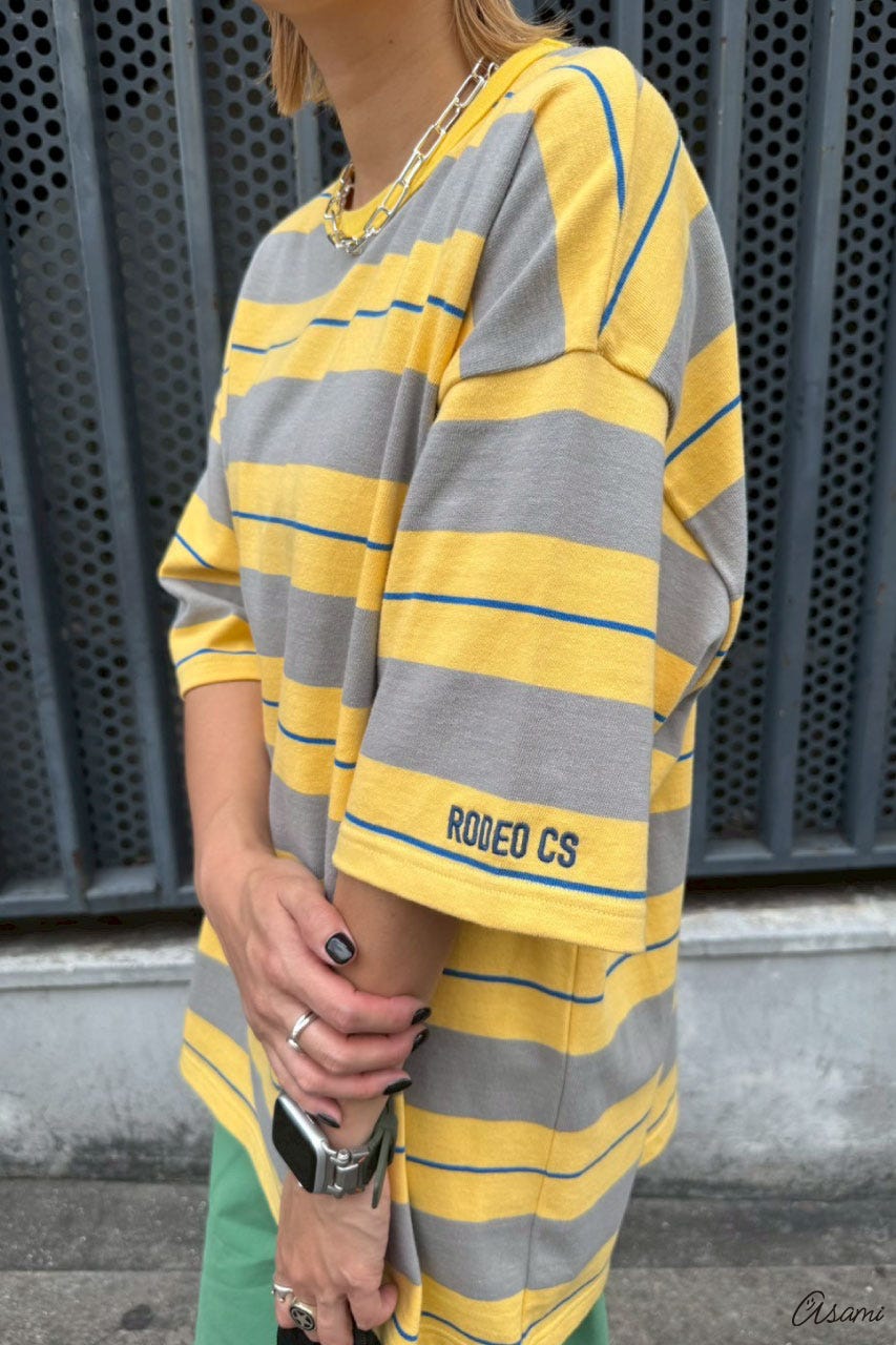 COOTIE PRODUCTIONS ラガーシャツ　ボーダー　オーバーサイズ　M RODEO CROWNS WIDE BOWL | 【WEB限定】ラガーボーダーTシャツ (T