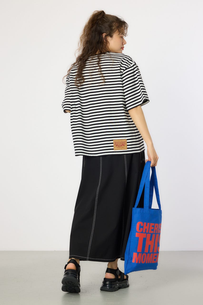 （UNISEX）【WEB限定】デニムポケットパッチTシャツ 柄BLK FREE