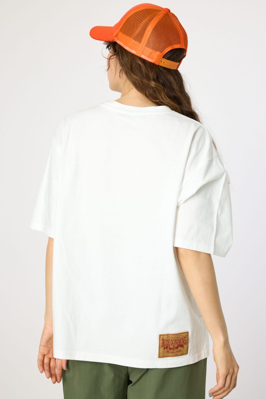 （UNISEX）【WEB限定】デニムポケットパッチTシャツ O/WHT FREE