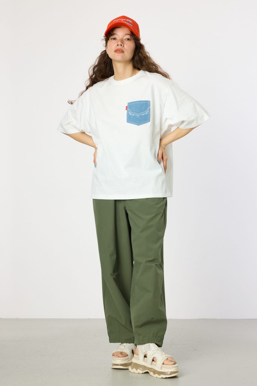 （UNISEX）【WEB限定】デニムポケットパッチTシャツ O/WHT FREE