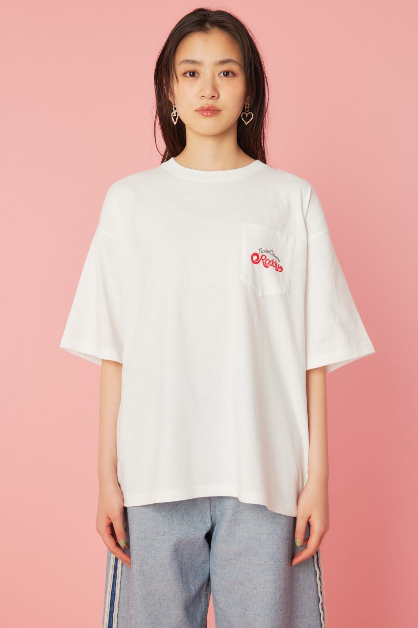 カットソー Tシャツ 半袖 ロゴ セール】太文字英字ロゴプリント半袖Tシャツ（Tシャツ