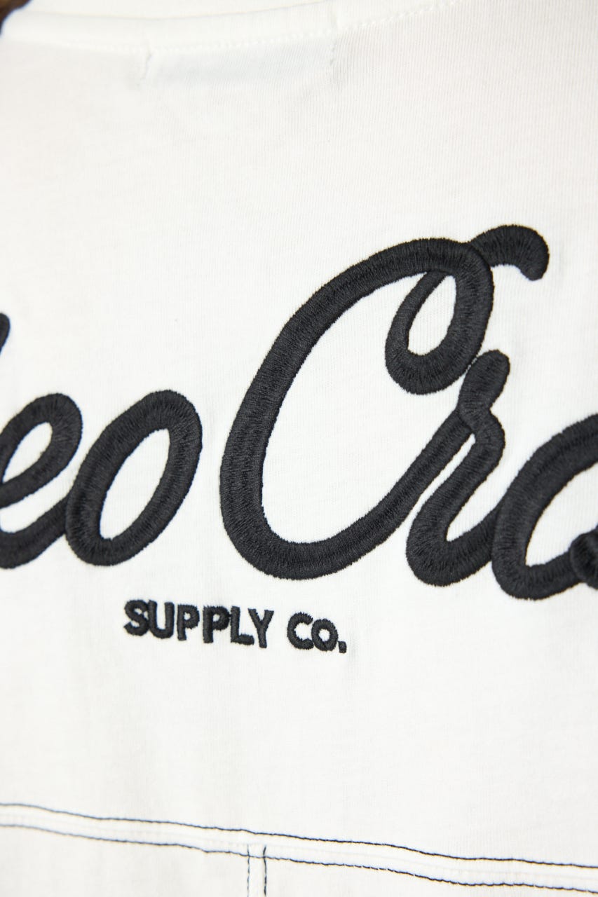 【WEB限定】デニムポケットステッチワンピース O/WHT FREE