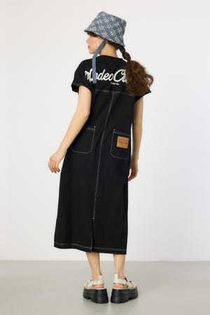 【WEB限定】デニムポケットステッチワンピース