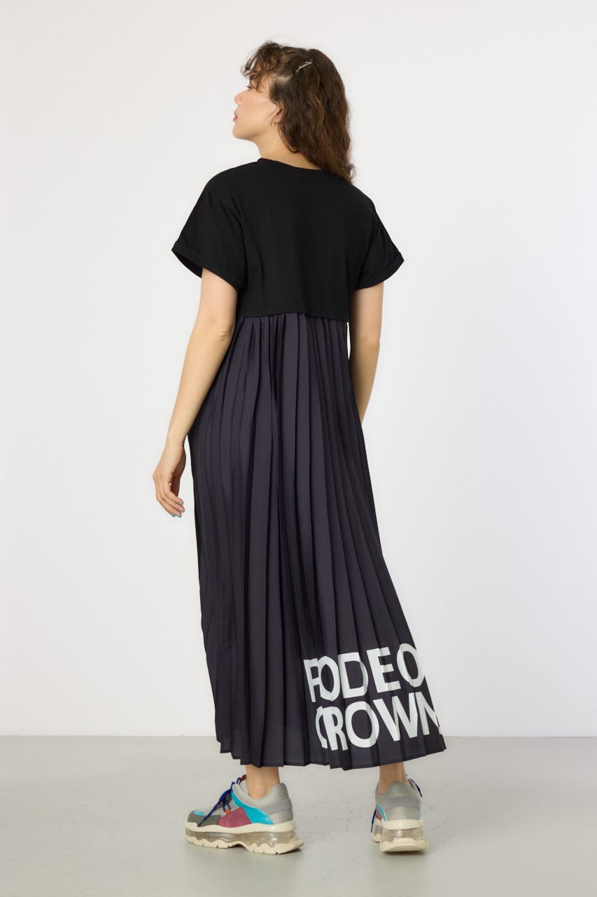 【WEB限定】バックプリーツマキシワンピース BLK FREE