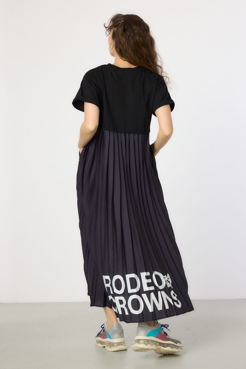 【WEB限定】バックプリーツマキシワンピース BLK FREE