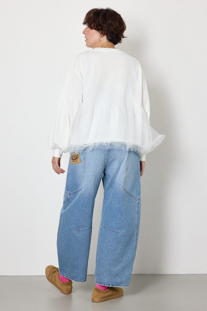 【WEB限定】チュールドッキングトップス O/WHT FREE