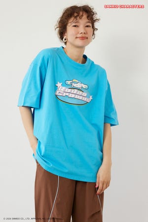 【WEB限定】＜UNISEX＞(サンリオキャラクターズ) Y2KロゴTシャツ