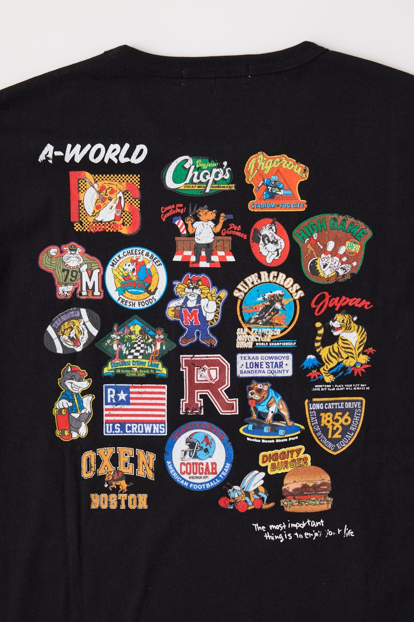 【WEB・一部店舗限定】ASPR history Tシャツ BLK FREE