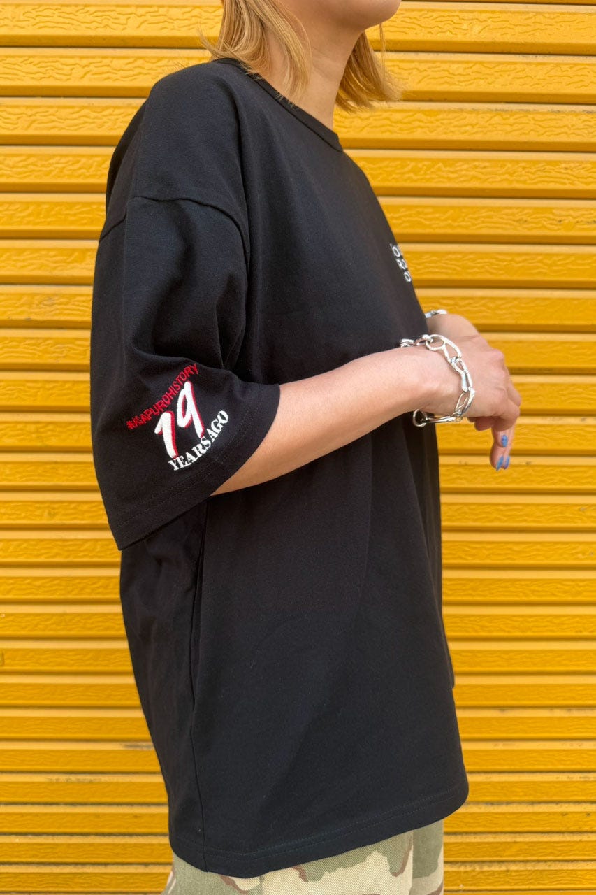 【WEB・一部店舗限定】ASPR history Tシャツ BLK FREE