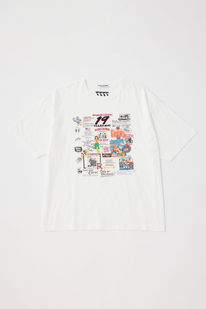 【WEB・一部店舗限定】ASPR history Tシャツ O/WHT FREE