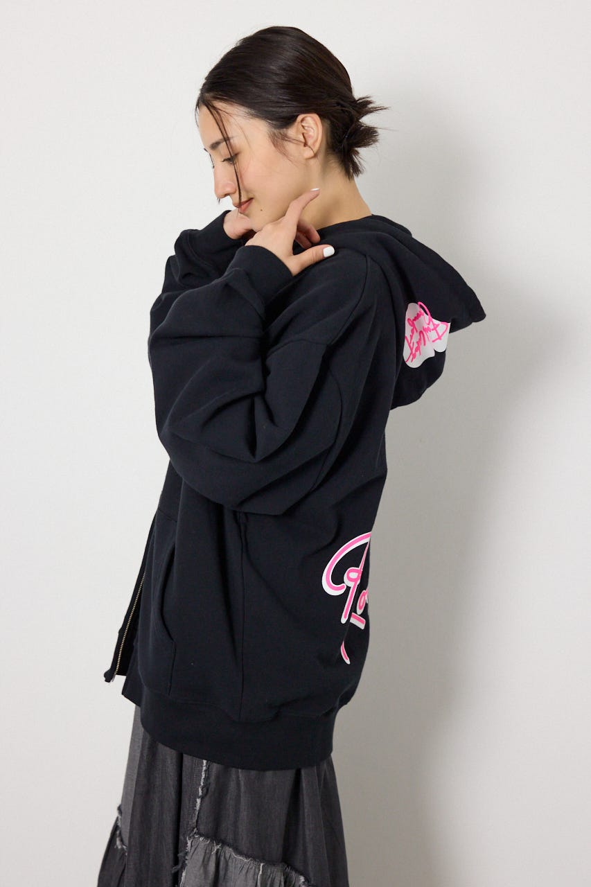 （UNISEX）【WEB限定】RODDY 0528 ジップパーカー BLK FREE
