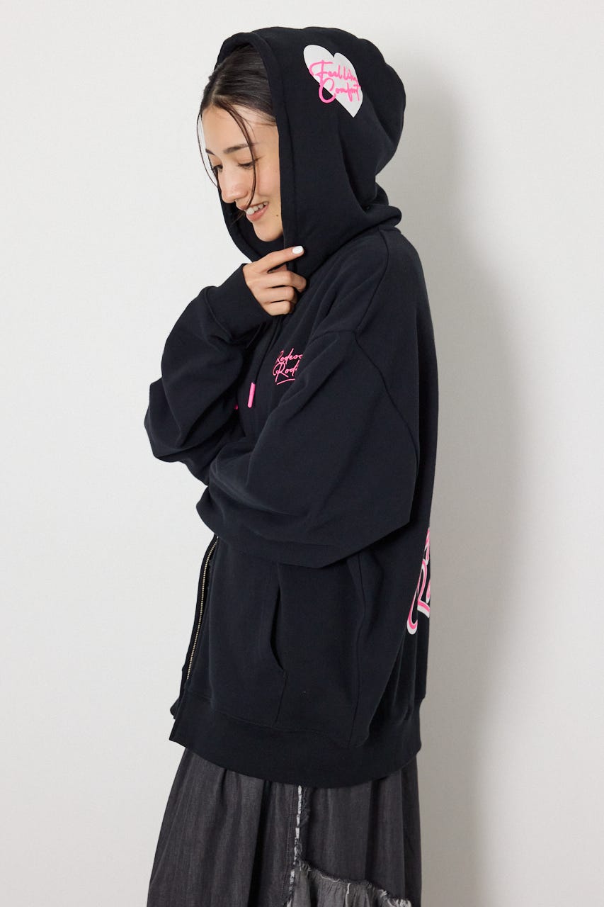 （UNISEX）【WEB限定】RODDY 0528 ジップパーカー BLK FREE