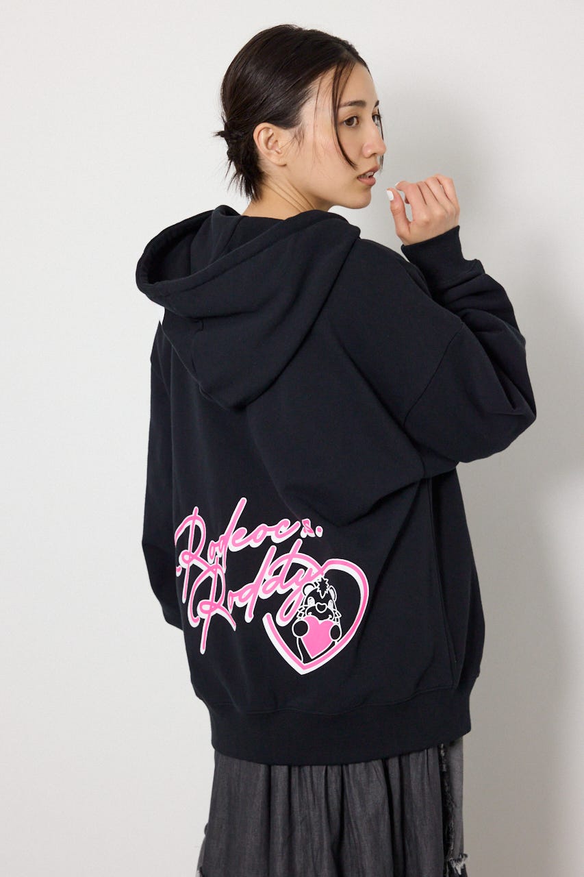 （UNISEX）【WEB限定】RODDY 0528 ジップパーカー BLK FREE