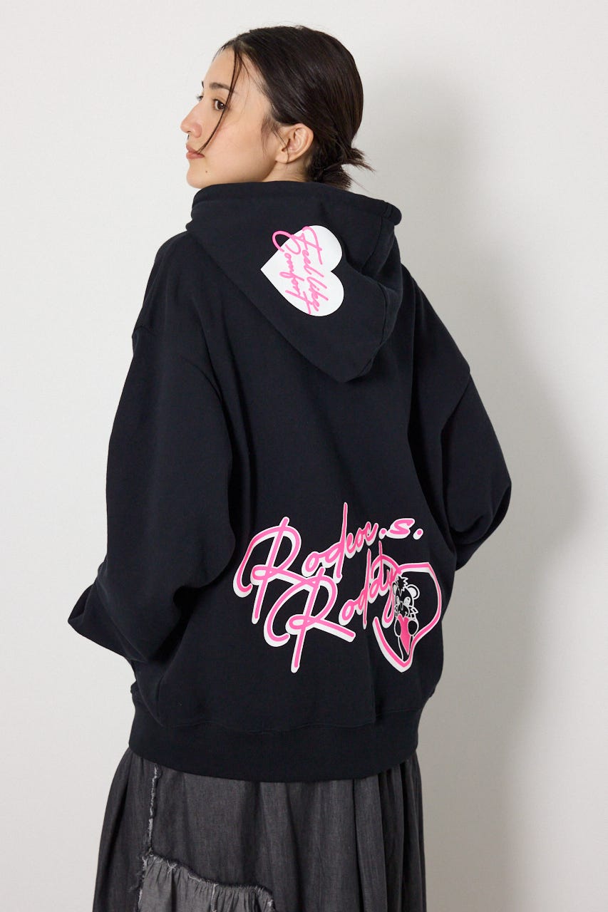（UNISEX）【WEB限定】RODDY 0528 ジップパーカー BLK FREE
