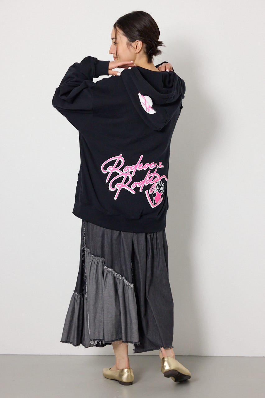 （UNISEX）【WEB限定】RODDY 0528 ジップパーカー BLK FREE