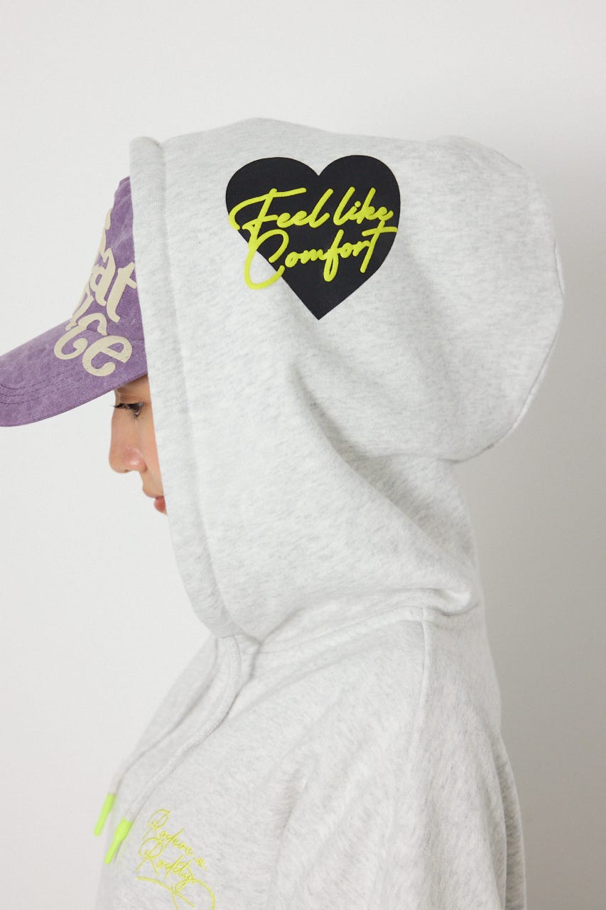 （UNISEX）【WEB限定】RODDY 0528 ジップパーカー L/T.GRY FREE