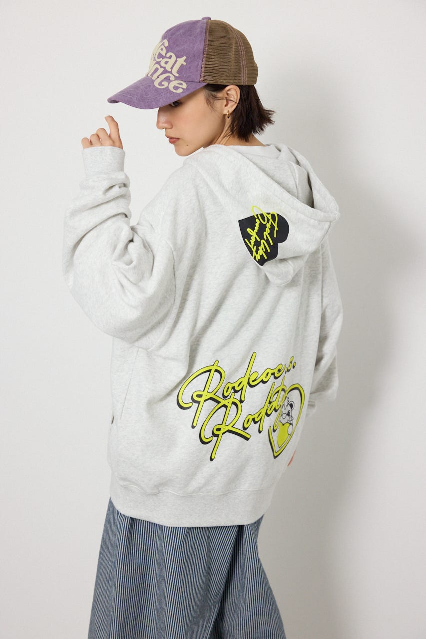 （UNISEX）【WEB限定】RODDY 0528 ジップパーカー L/T.GRY FREE
