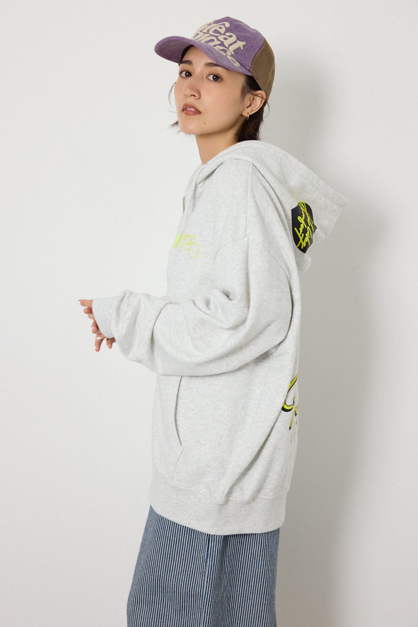 （UNISEX）【WEB限定】RODDY 0528 ジップパーカー L/T.GRY FREE