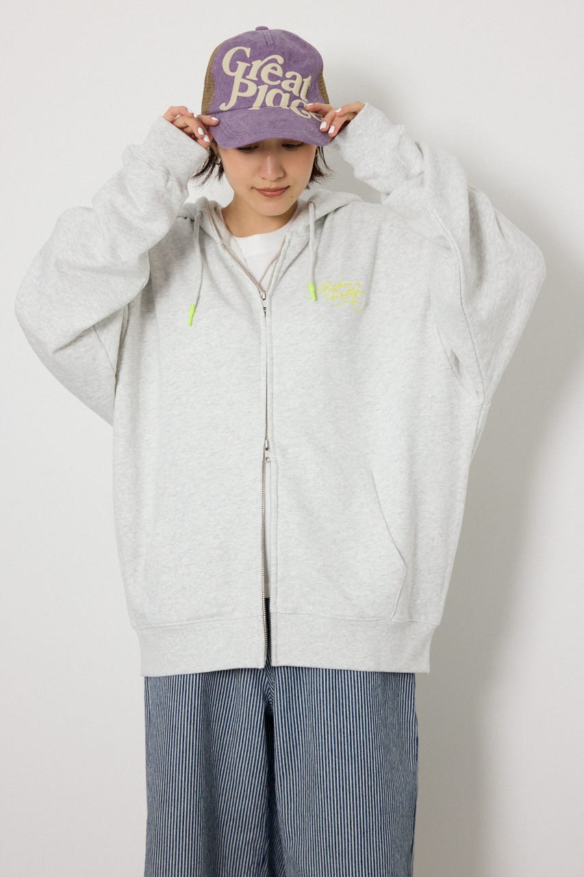 （UNISEX）【WEB限定】RODDY 0528 ジップパーカー L/T.GRY FREE