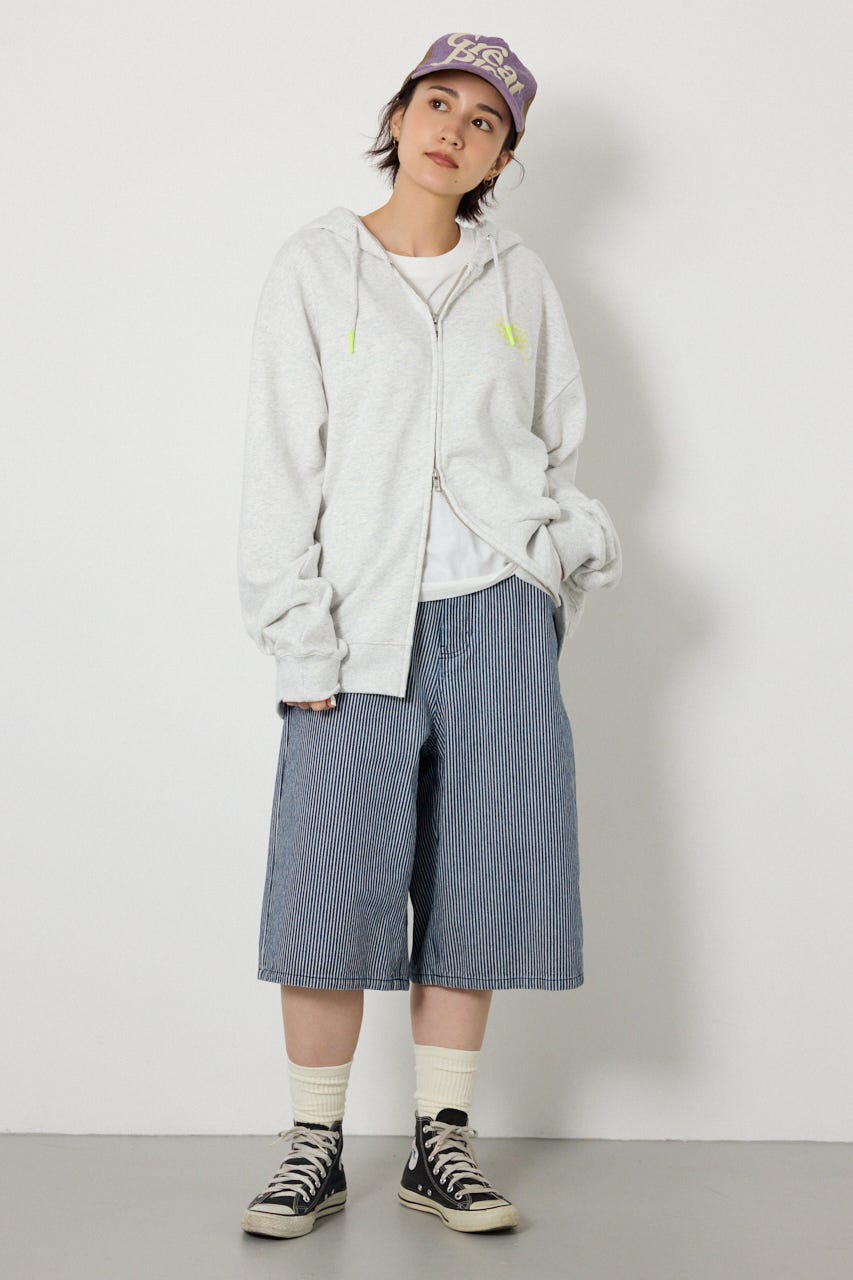 （UNISEX）【WEB限定】RODDY 0528 ジップパーカー L/T.GRY FREE