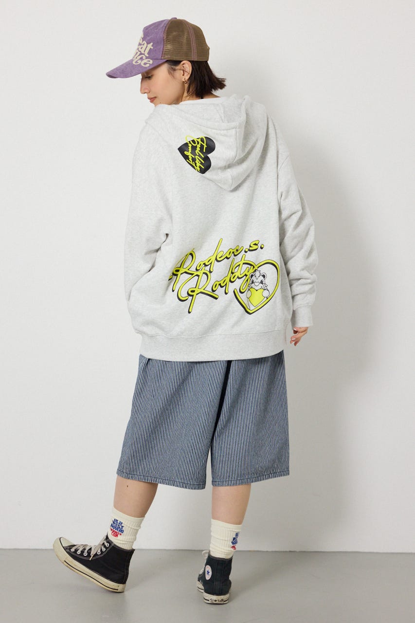（UNISEX）【WEB限定】RODDY 0528 ジップパーカー L/T.GRY FREE