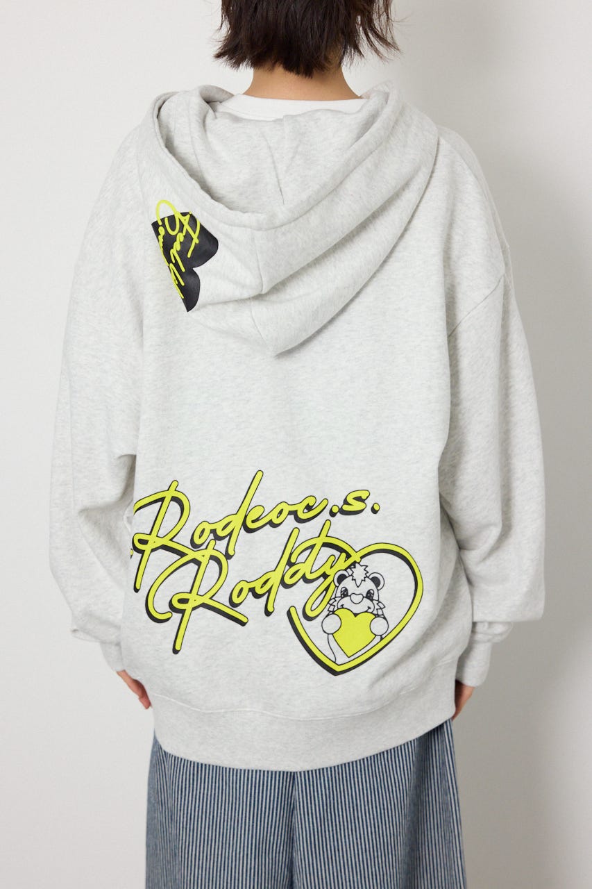 （UNISEX）【WEB限定】RODDY 0528 ジップパーカー L/T.GRY FREE