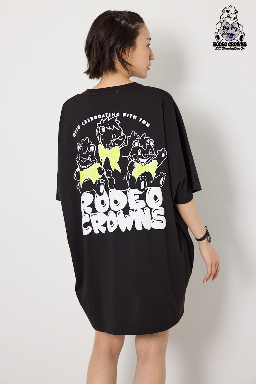【WEB限定】RODDY 0528 BEARS ドルマンTワンピース BLK FREE