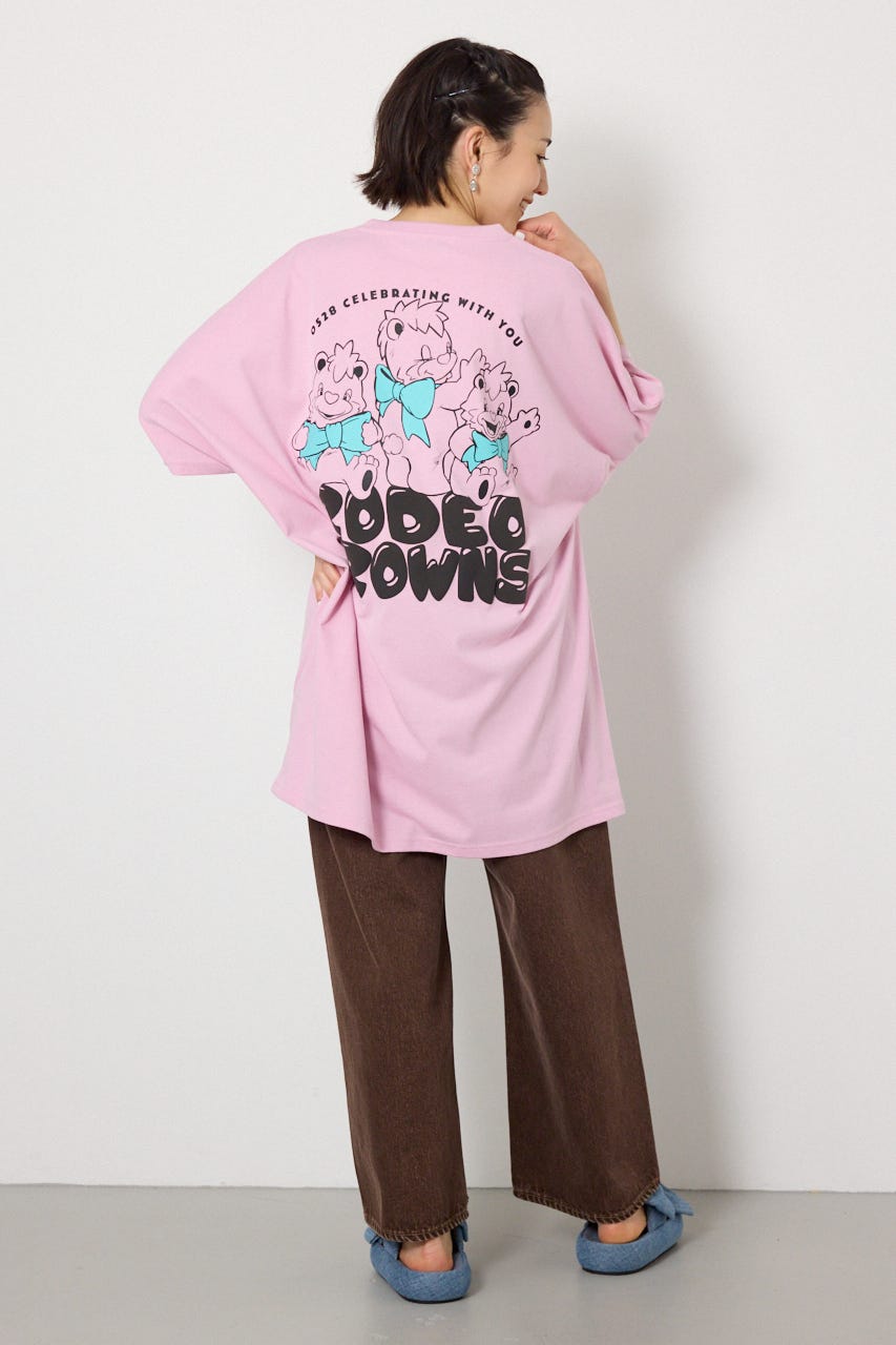【WEB限定】RODDY 0528 BEARS ドルマンTワンピース L/PNK FREE