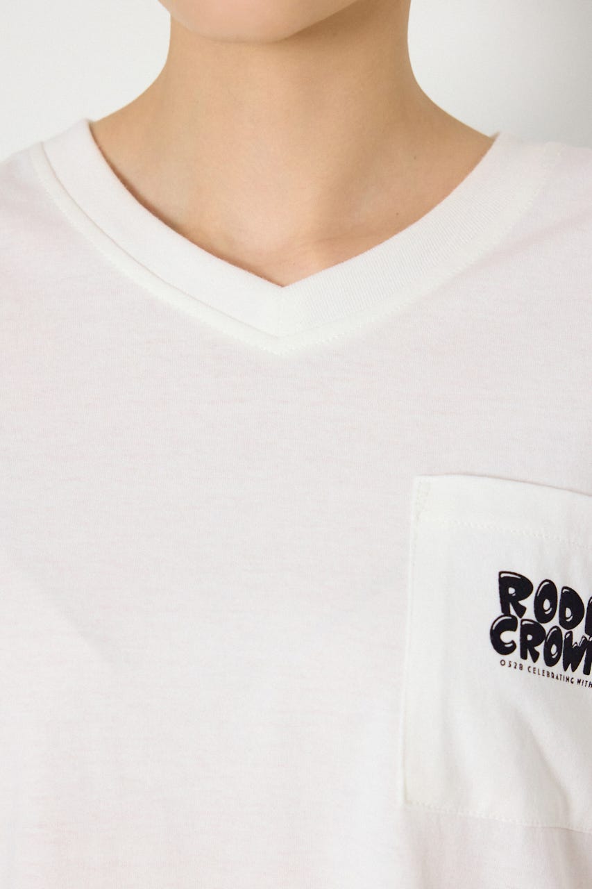 【WEB限定】RODDY 0528 BEARS ドルマンTワンピース O/WHT FREE