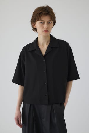 トップス RIM.ARK open collar sheer SH RIM.ARK（リムアーク）の「Open collar sheer SH（シャツ