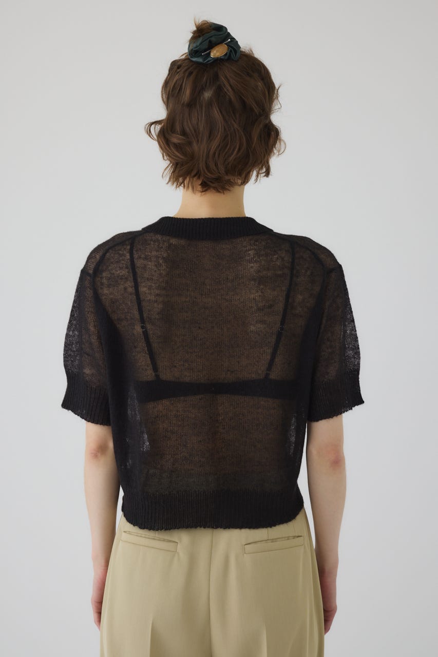 RIM.ARK | Mohair polo knit (KNITWEAR ) |RIM.ARK ONLINE STORE